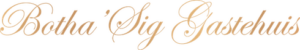 Botha'Sig Gastehuis logo